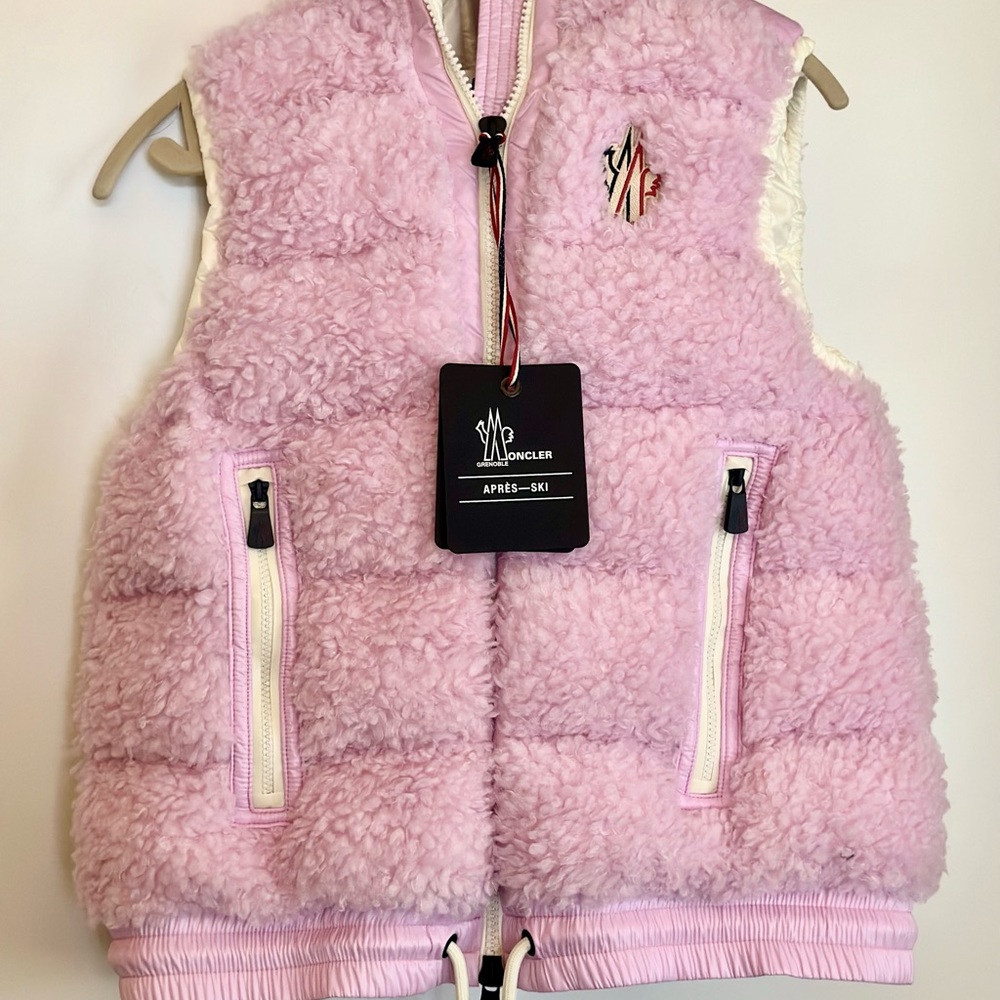 Moncler Grenoble Pink Vest (Brand new w/ tags) - Picture 1 of 3